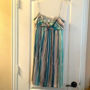 Ann Taylor Loft, short, spaghetti strap dress.